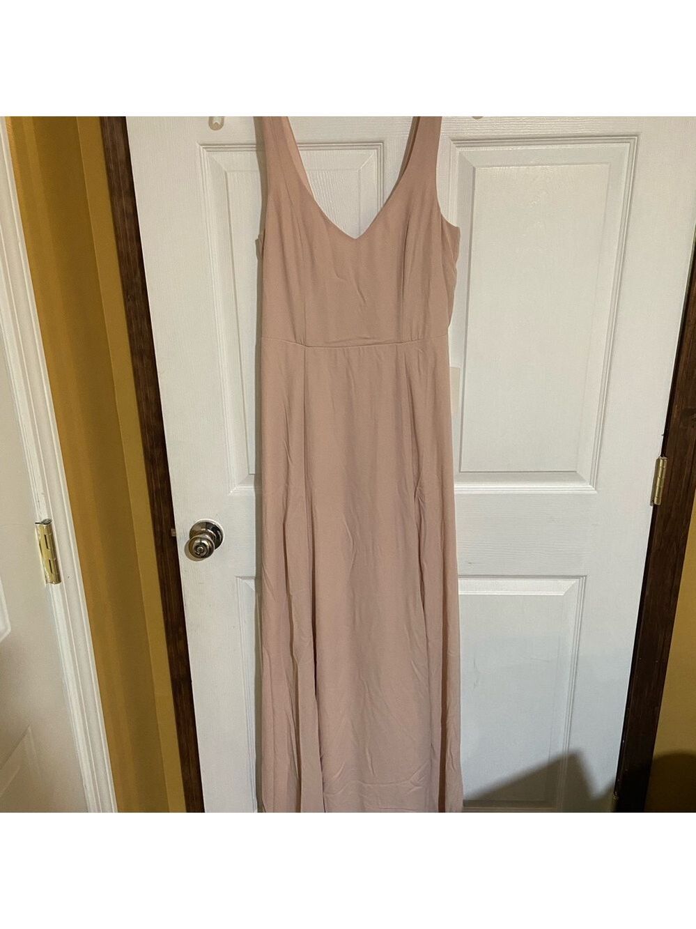 Show Me Your Mumu: Jenn Maxi Dress in Dusty Blush Crisp - Picture 2 of 5